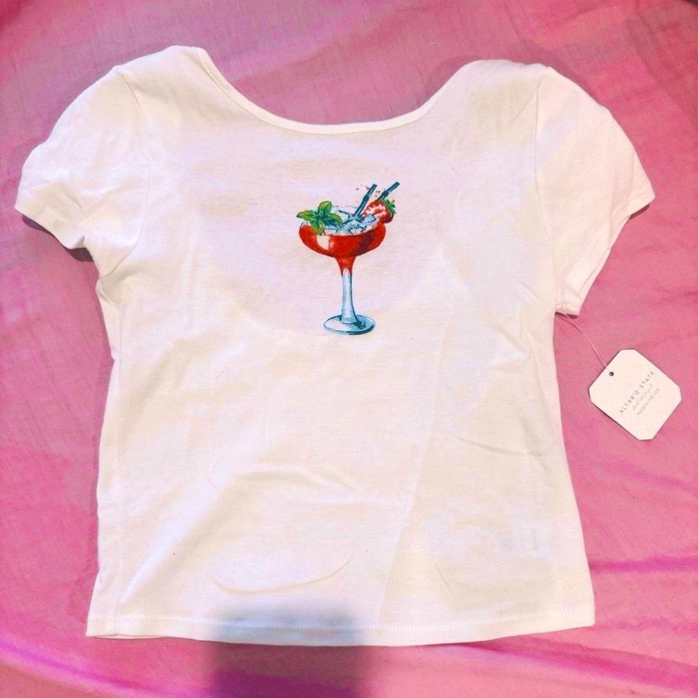 Martini Baby Tee — Low back
